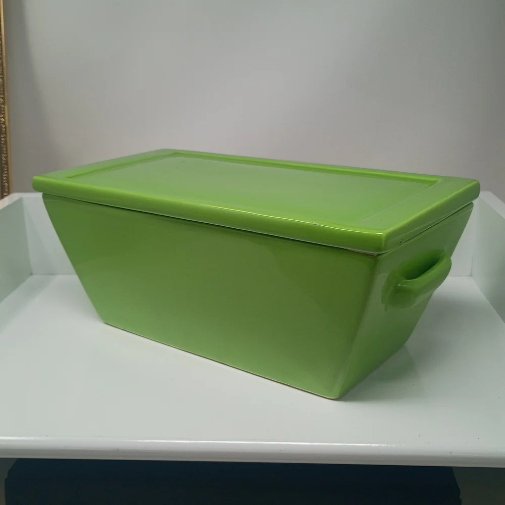 Green Ceramic Serveware Dish